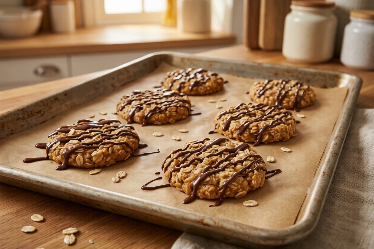 4 Ingredient No Bake Peanut Butter Cookies
