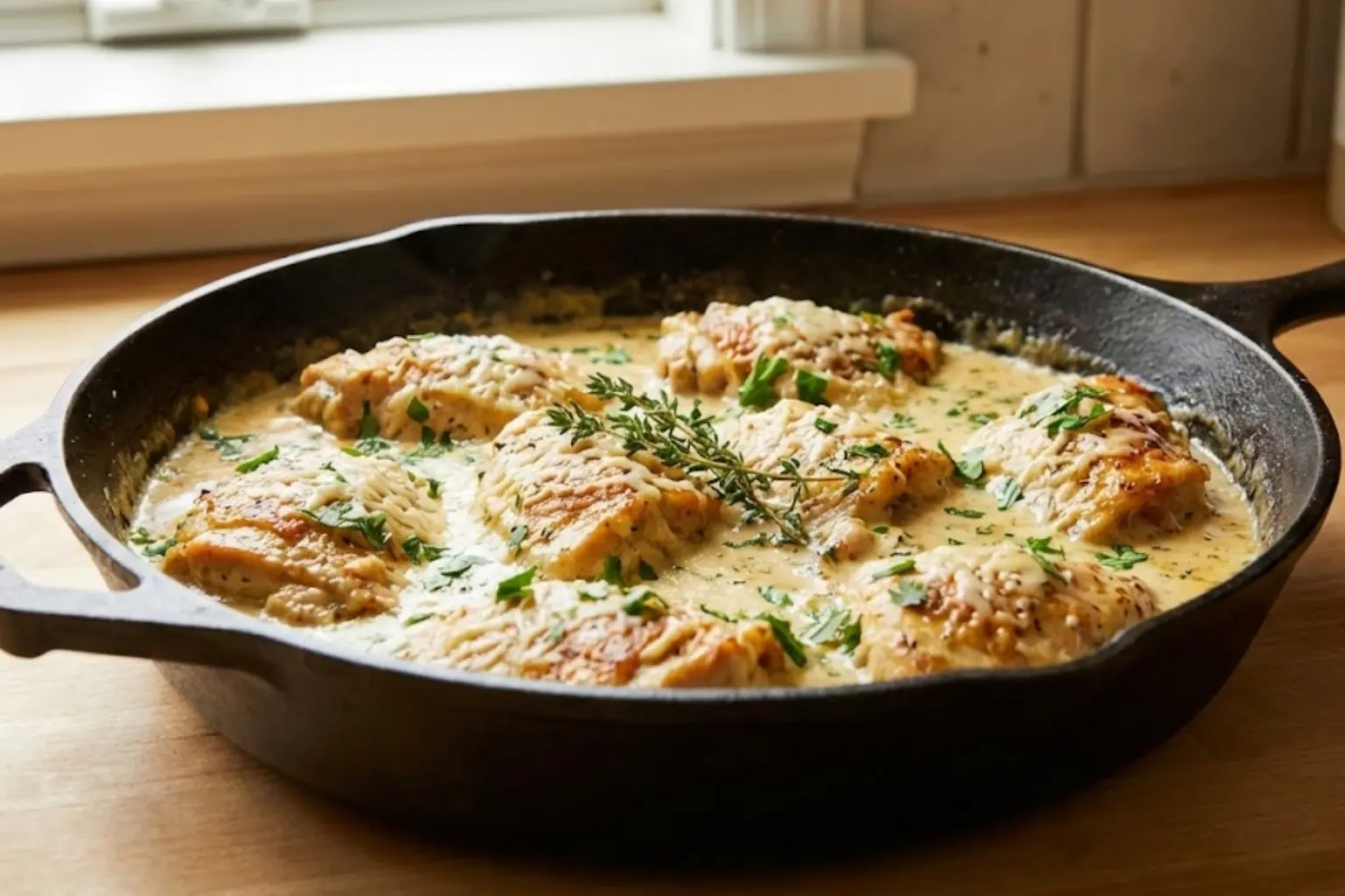 Creamy Garlic Chicken Recipe Easy Homemade Dinner