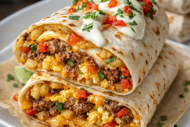 High-Protein Freezer Breakfast Burritos for Easy Meal Prep