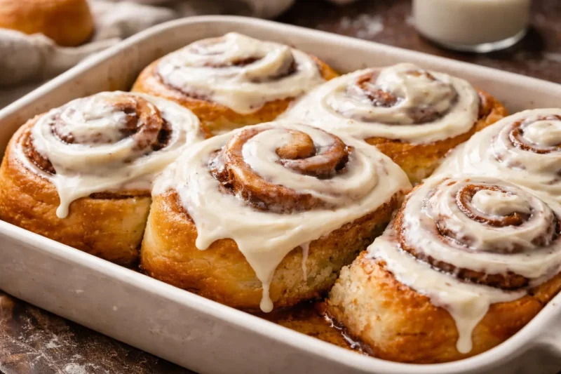 Homemade Cinnamon Rolls with Cream Cheese Frosting