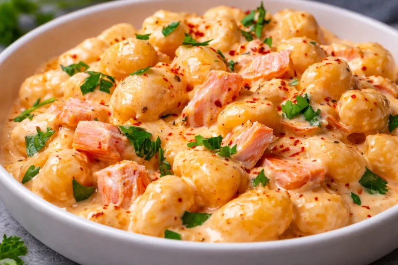 High-Protein Smoked Salmon Gnocchi Recipe