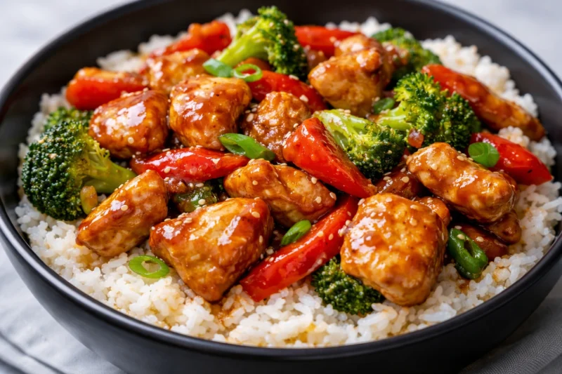 Teriyaki Chicken Stir Fry Easy High Protein Dinner in 30 Minutes